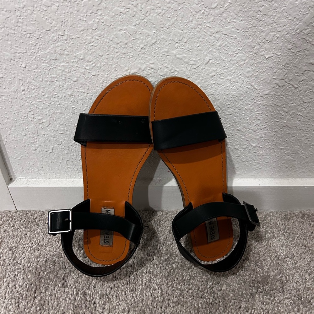Steve Madden Black Sandals for Women